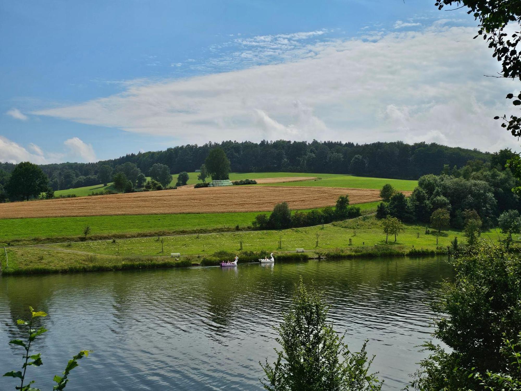 Ferienhaus "Baeren Ecke" Am See Im Bergland キルヒハイム エクステリア 写真